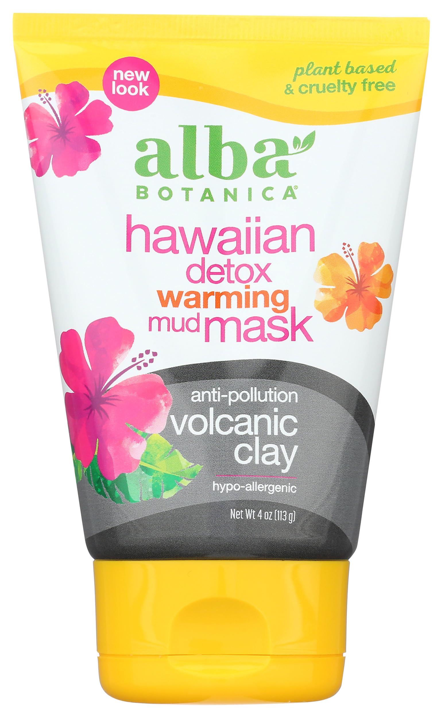 Amazon.com : Alba Botanica Hawaiian Detox Warming Mud Mask, Anti